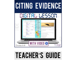 Citing Evidence Digital Lesson