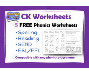 CK Phonics Worksheets: 5 FREE!
