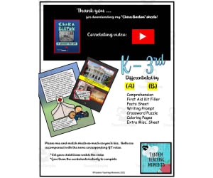 Clara Barton K - 3rd Grade Worksheet Packet