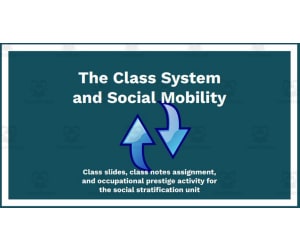 Class and Social Mobility (Social Stratification slides, notes, and activity)