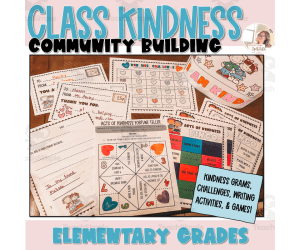 Class Kindness Activities, Community Building, Random Acts of Kindness