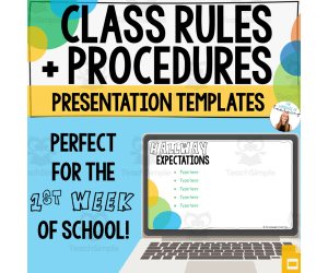 Class Rules and Procedures | Presentation Template