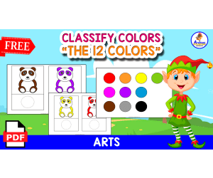 CLASSIFY THE COLORS | 12 COLORS | FREE RESOURCE