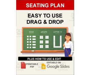 Classroom Seating Plan (Editable on Google Slides)