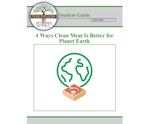 Clean Meat - Cultured Meat Environmental Impact - Real Meat vs Fake - Digital PDF