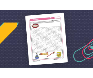 Clean Teeth Maze Worksheet