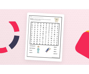 Clean Teeth Wordsearch Worksheet