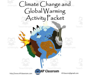 Climate Change and Global Warming Activity Packet and Worksheets