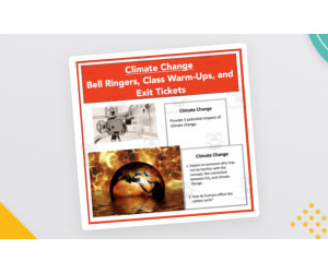 Climate Change - Bell Ringers, Class Warm-Ups, and Exit Tickets