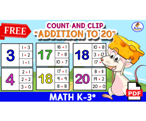 CLIP CARDS - Addition to 20