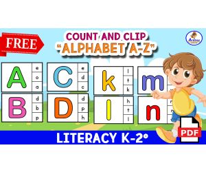 CLIP CARDS - Alphabet Theme