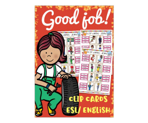 Clip Cards: Jobs - Spelling & Vocabulary