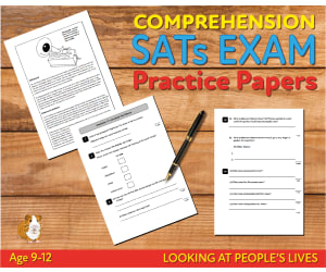 Close Reading Comprehension Practice Papers (Looking At Lives) 9-12 years