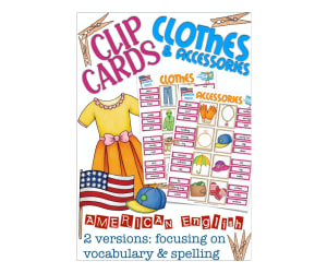 Clothes Clip Cards in American English