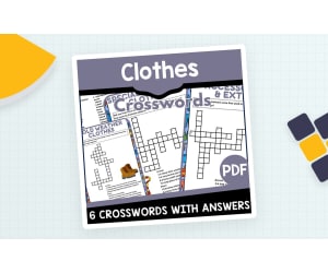 Clothes Crosswords (PDF)