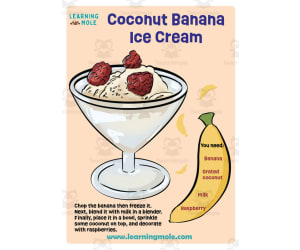 Coconut Banana Ice Cream Activity