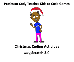 Code 5 Christmas Activities & Games using Scratch