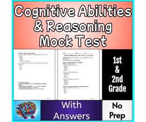 Cognitive Abilities & Reasoning Mock Test for 1st & 2nd Grade