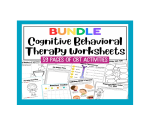 Cognitive Behavioral Therapy Worksheet Bundle