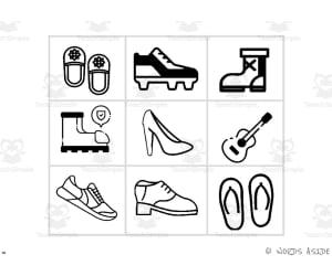 Cognitive Perceptual Boards - Footwear Pack 8