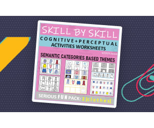 Cognitive Perceptual Worksheets | Category Themes | 2