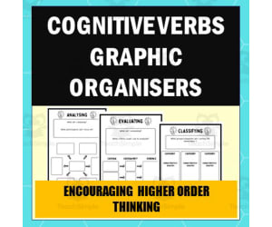 Cognitive Verbs Graphic Organizers