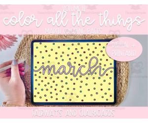 Color All The Things: March