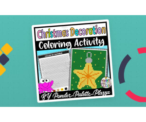 Color By Number - Christmas Decoration - Coloring Activity