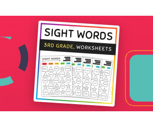 Color by Sight Word Practice Game, 3rd Grade - SET 8