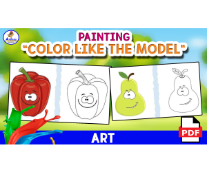 COLOR LIKE THE MODEL - Painting Activity