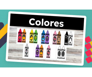 Colores en Espanol Spanish Color Posters
