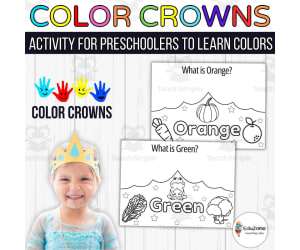 Colorful Crowns for Preschoolers to Decorate!