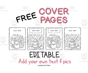 Coloring cover books for back to school