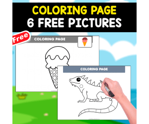 COLORING PAGES | 7 FREE PAGES