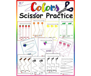 Colors Scissors Practice