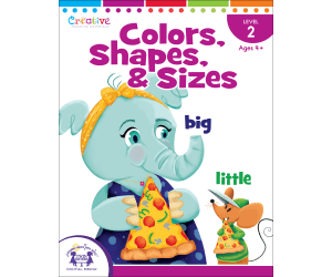 Colors, Shapes, & Sizes Printable Workbook