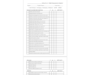 Common Core-Aligned, Year-Long Grade 2 ELA & Math Standards Assessment