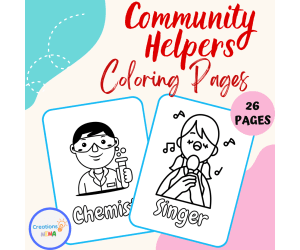 Community Helpers Coloring Pages