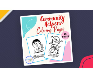 Community Helpers Coloring Pages