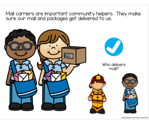 Community Helpers: Mail Carriers Adapted Book - Google Slides