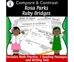 Compare & Contrast Packet: Ruby Bridges + Rosa Parks
