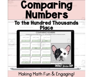 Compare Numbers - Self-Checking Activity