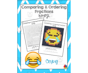 Comparing & Ordering Fractions Emoji Math Activity