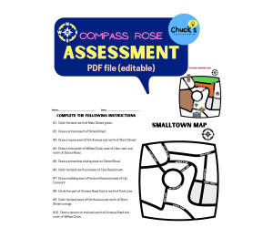 Compass Rose: Small Town Map Assessment