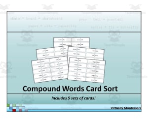 Compound Words Card Sort