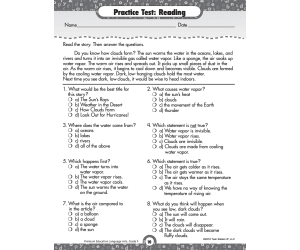 Comprehensive Language Arts Skills Practice Test for Grade 3