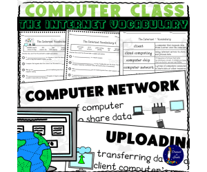 Computer Class The Internet Vocabulary