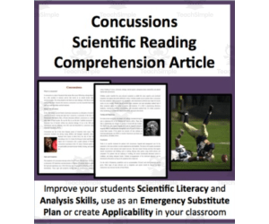Concussions Reading Comprehension Article