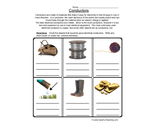 Conductors Worksheet