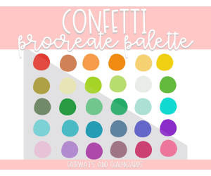 Confetti Procreate Color Palette